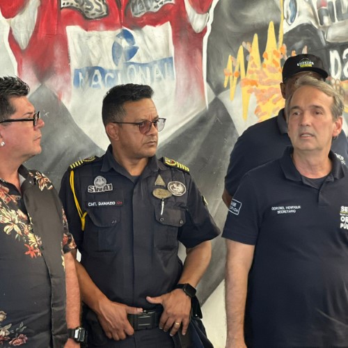 Modelo em segurança: Ordem Pública de VR recebe comandante da GM e vereador de Barra do Piraí